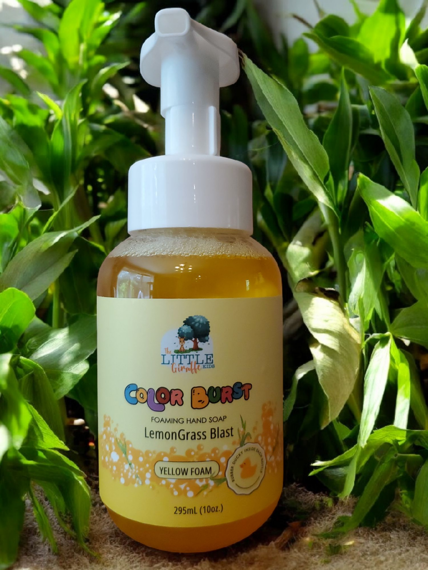 Rainbow collection. Four Pack. Lavender, Sweet Orange, Lime and Lemngrass Foaming Hand Soaps