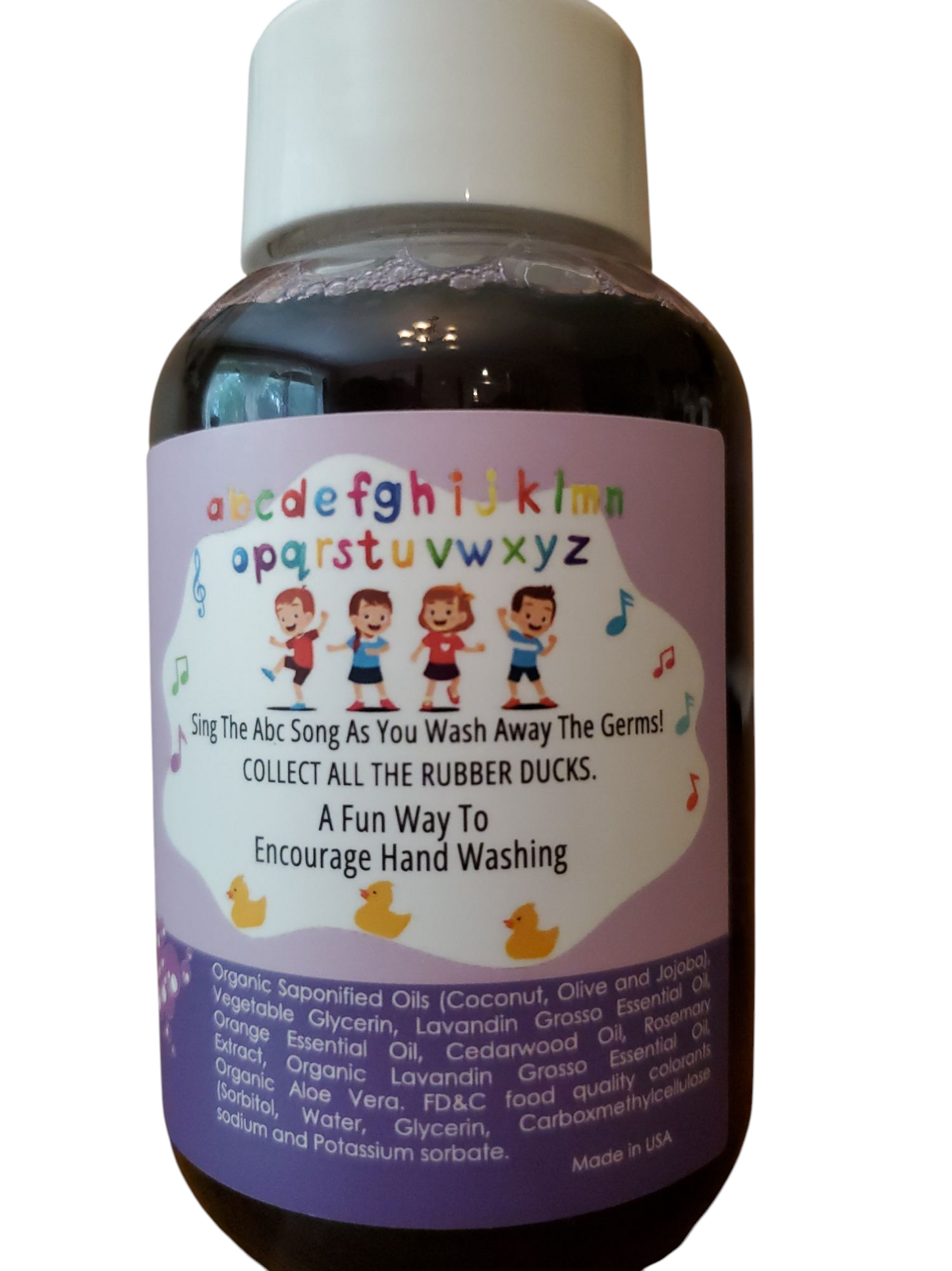Non-toxic Colorful Foaming Hand Soap. Purple Foam/Lavender