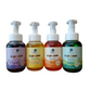 Rainbow collection. Four Pack. Lavender, Sweet Orange, Lime and Lemngrass Foaming Hand Soaps