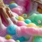 Rainbow collection. Four Pack. Lavender, Sweet Orange, Lime and Lemngrass Foaming Hand Soaps